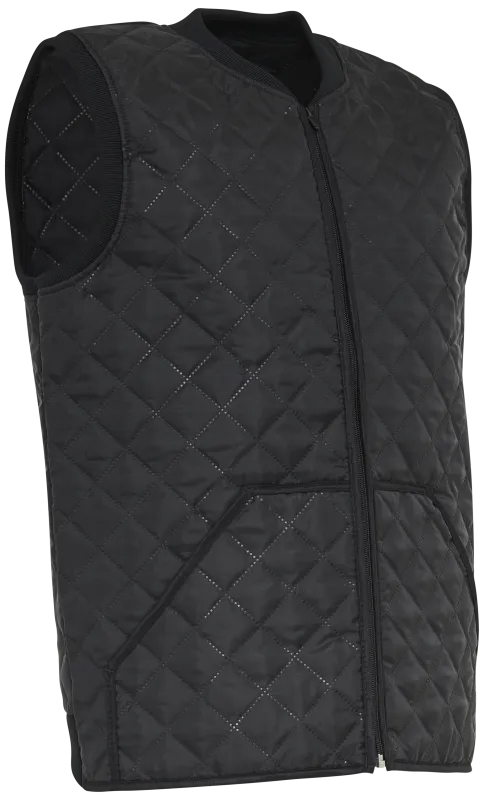 Termovest quiltet 162515 sort Str. 4XL