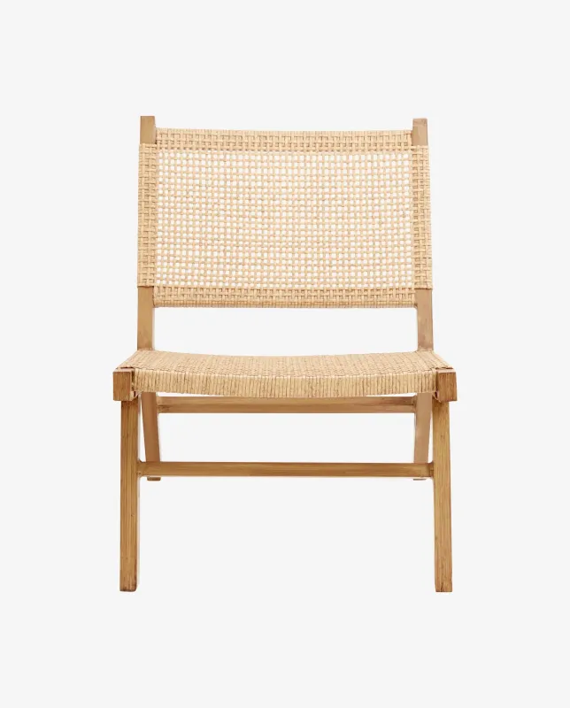 Nordal - VASAI lounge stol, natur, 75x57cm