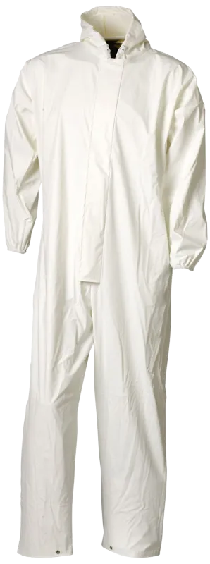 Regnkedeldragt 078000 hvid Str. XS