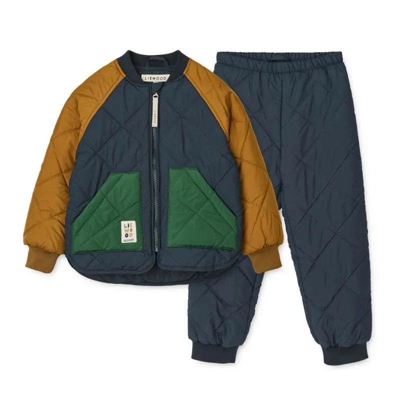Liewood Zella Termotøj i Sæt - Classic Navy Multi Mix