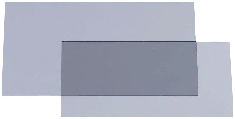 Indre besk.glas +1DIN.t/9002D 5 stk