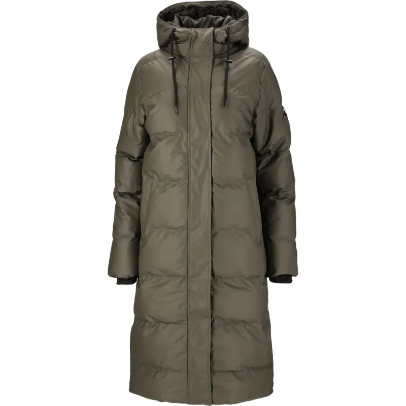 Weather Report Audrey PU Puffer Parka Vinterjakke Dame