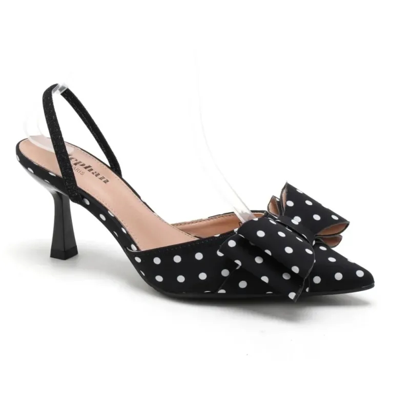 Dakota dame stiletter P-1480 - Black