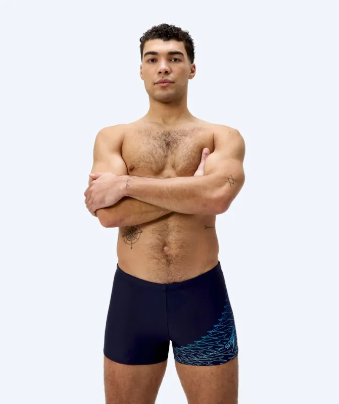 Speedo aquashorts til mænd - Medley Logo - Mørkeblå/lyseblå