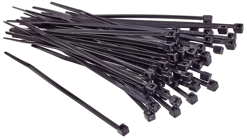 Kabelbinder sort nylon 2,5×100mm, 100stk