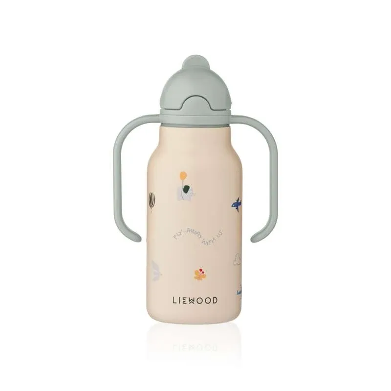 Liewood Kimmie Drikkeflaske - Rustfrit Stål - 250ml - Flying/Sandy