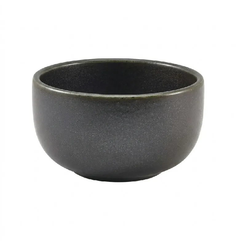 Cinder Sort Rund Skål 12,5cm Terra