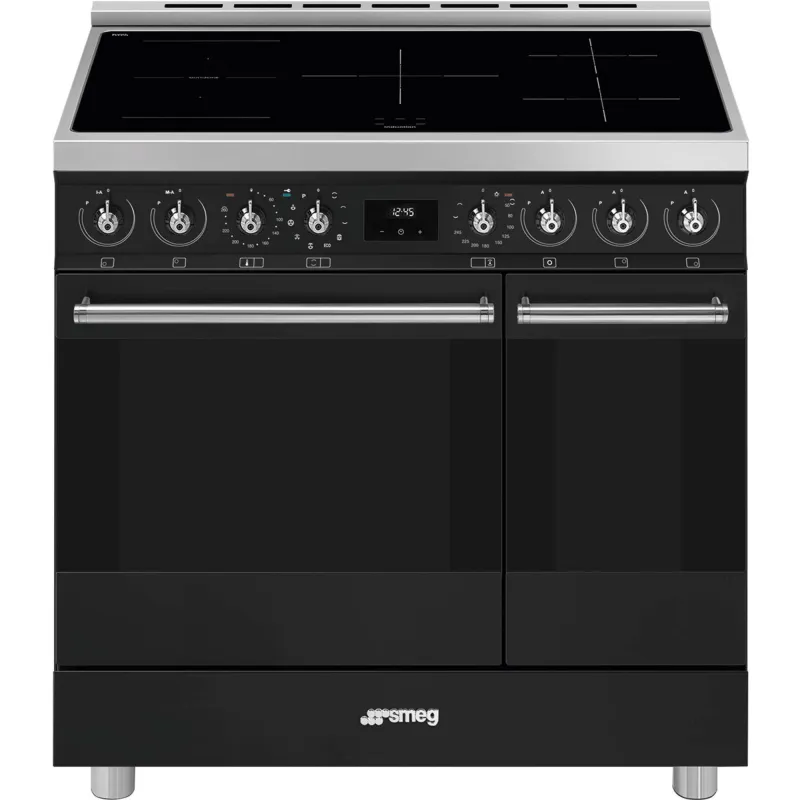 Smeg C92IPMB2 Classic Induktionskomfur, mat sort