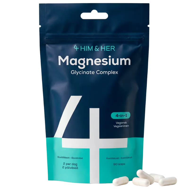 4 Him & Her Magnesium Glycinate Complex (90 kaps)
