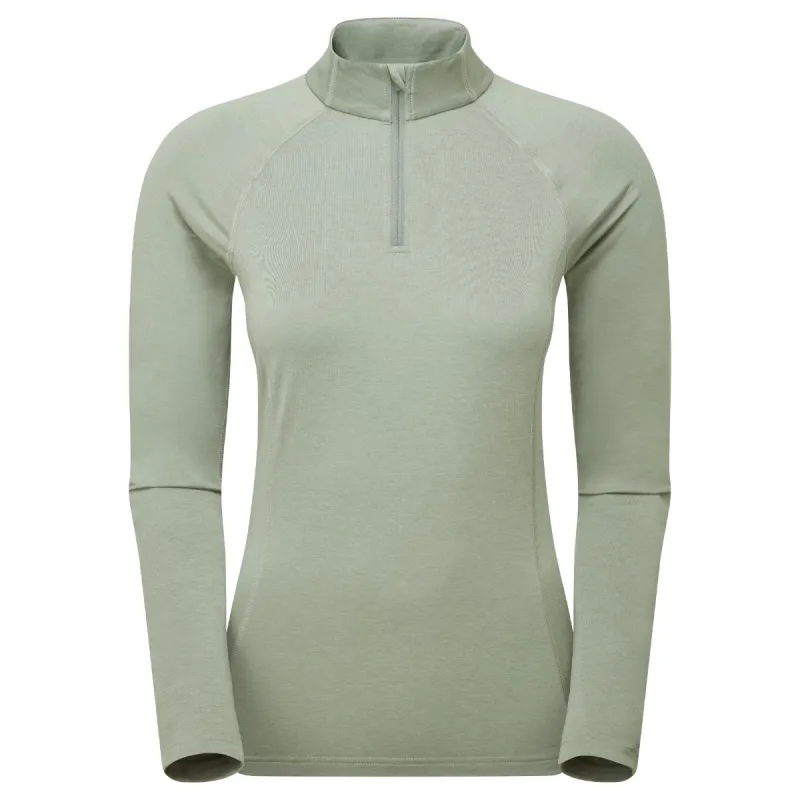 Montane F Dart Xt Zip Neck, dame, grøn