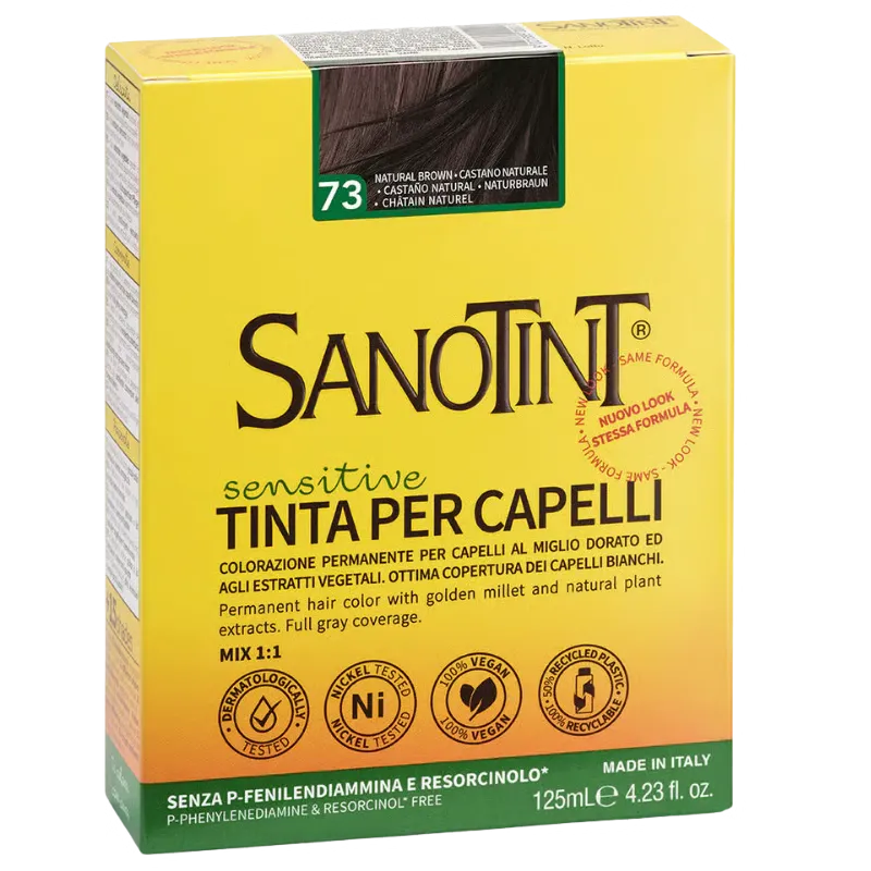 Sanotint 73 hårfarve light Natur brun 80 ml.