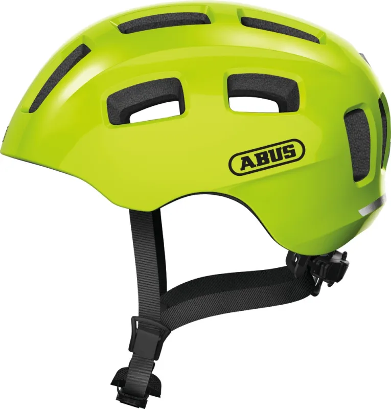 Abus Youn-I 2.0 Hjelm m. LED lys - Gul