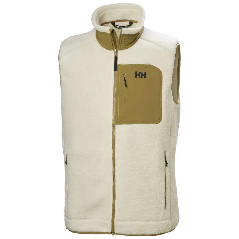 Helly Hansen Panorama Pile Block, fleecevest, herre, beige
