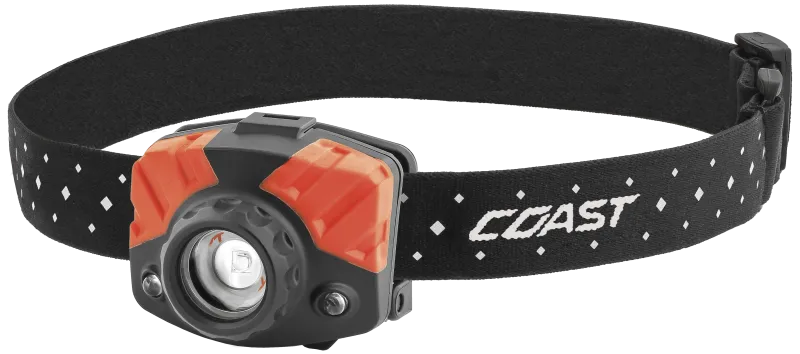 Coast FL65 pandelampe sort 415lm 3×AAA