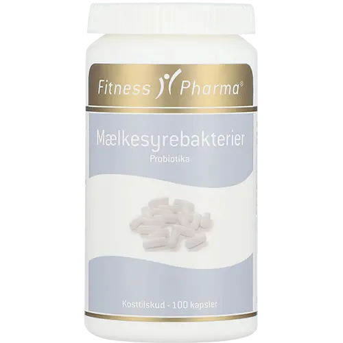Fitness Pharma Mælkesyrebakterier Probiotika (100 kaps)
