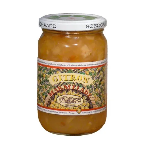 Citronmarmelade Øko. - 400 gram