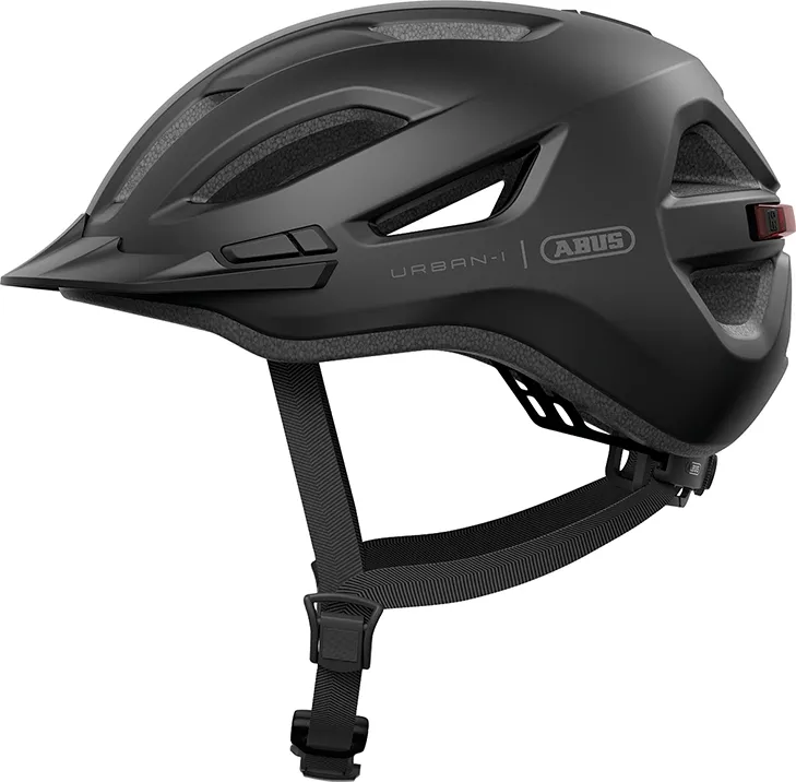 Abus Hjelm Urban-I 4.0 m. LED - Velvet Black