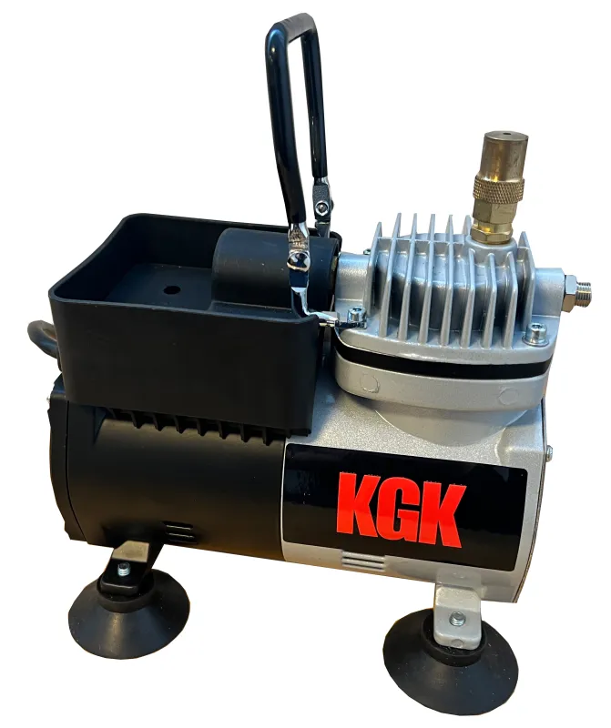 Kompressor 20L Bassoto - støjsvag 0,13 Hk