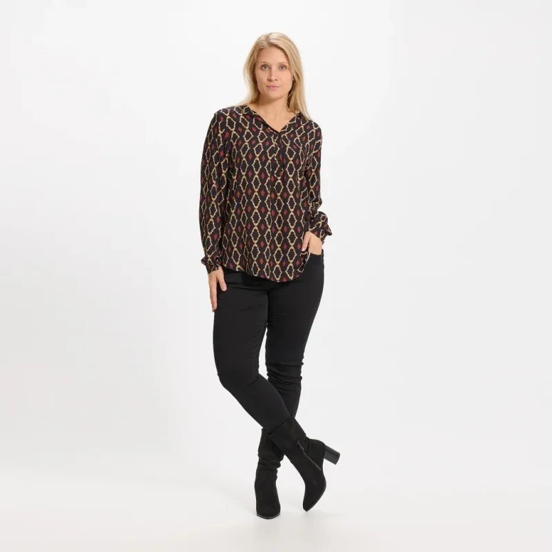 Marta Du Chateau dame skjorte - 8128 - Black24