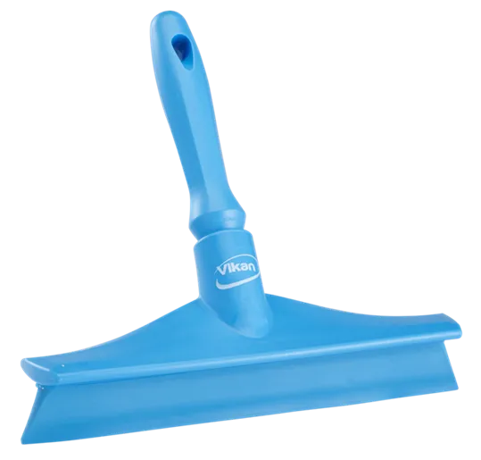 Vikan Ultra hygiejnisk bordskraber m/mini skaft, 245 mm, Blå