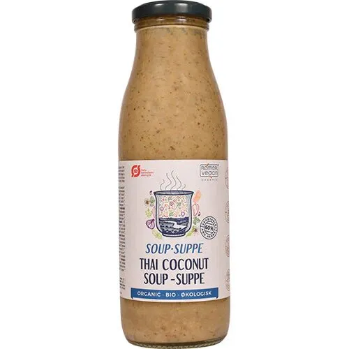 Suppe Thai kokos Øko. - 500 ml.
