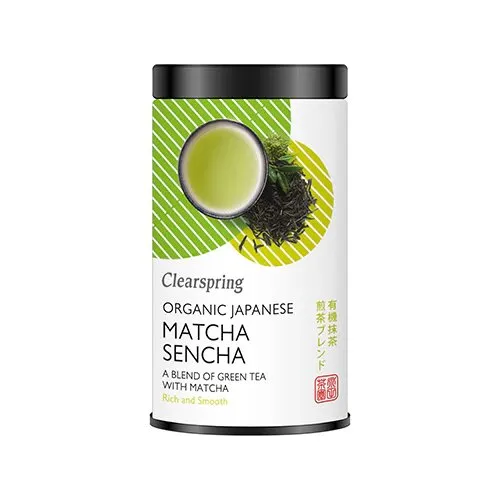 Clearspring Matcha Sencha grøn te i løsvægt Ø - 85 g.