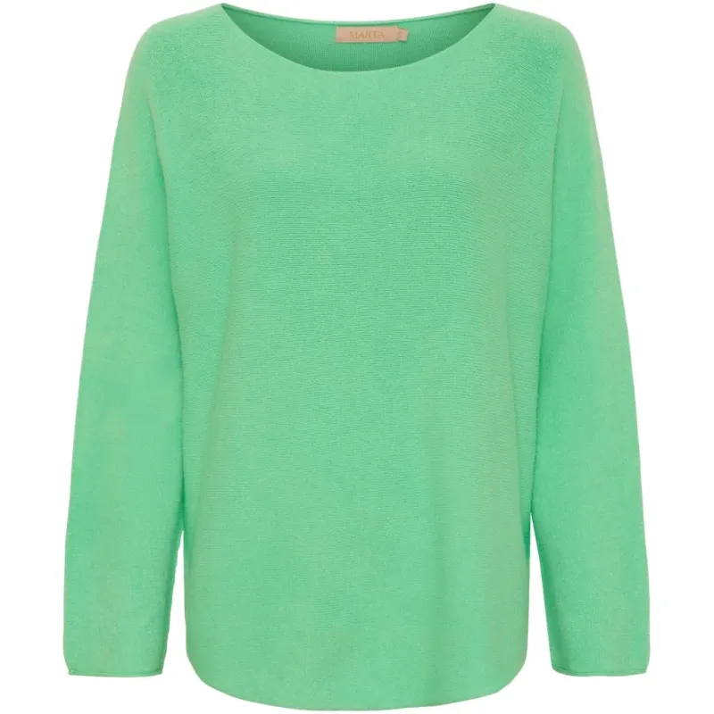 Marta Du Chateau dame strik MDCDagmar 5001 - Green Fluo