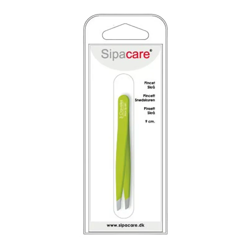 SipaCare Pincet Skrå Grøn (9 cm)