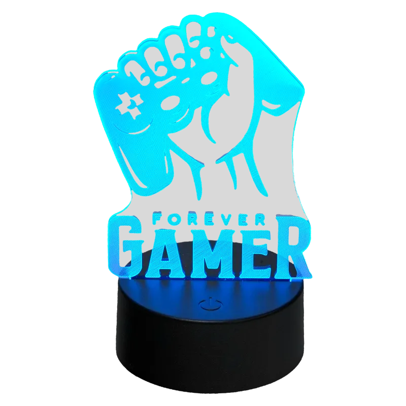 MECHARITE - 3D Lampe - FOREVER GAMER - GEEKD.dk