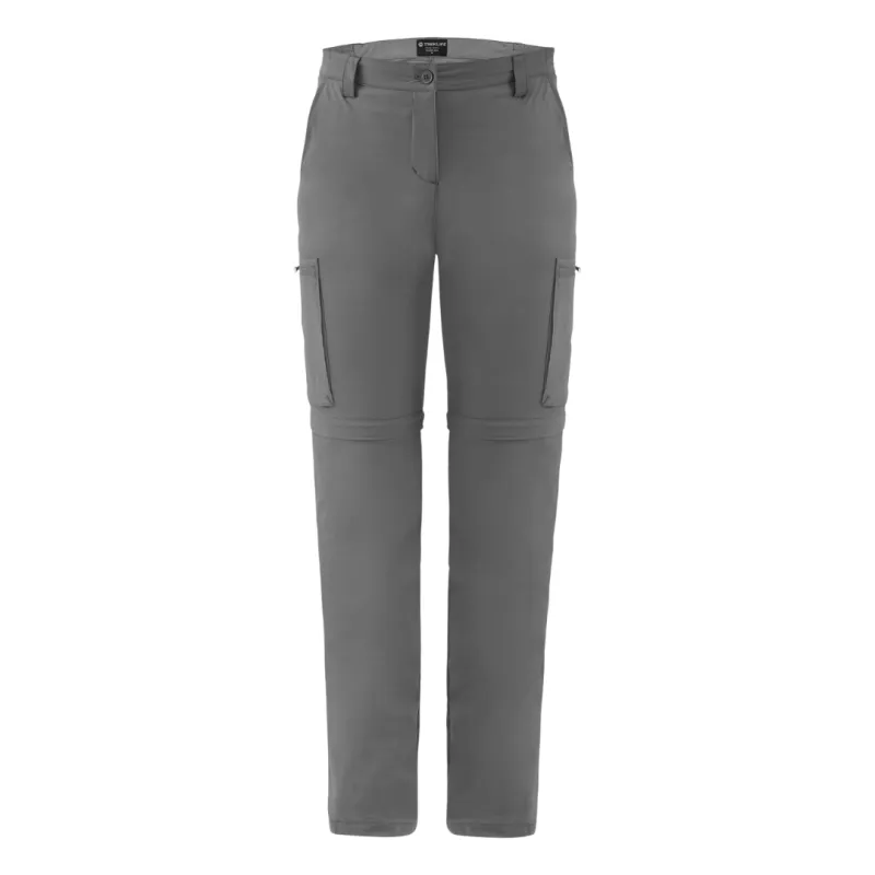 Vandrebukser dame - Treklife Zip-off pants - Grå