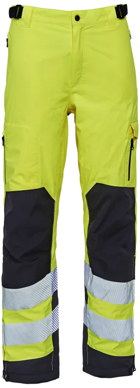 Hi-vis arbejdsbukser stretch 182400R gul/sort Str. XS