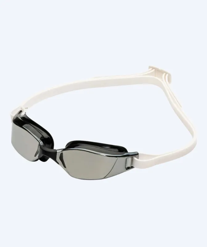Aquasphere konkurrence svømmebriller - Xceed A1 - Hvid/sort (Mirror linse)