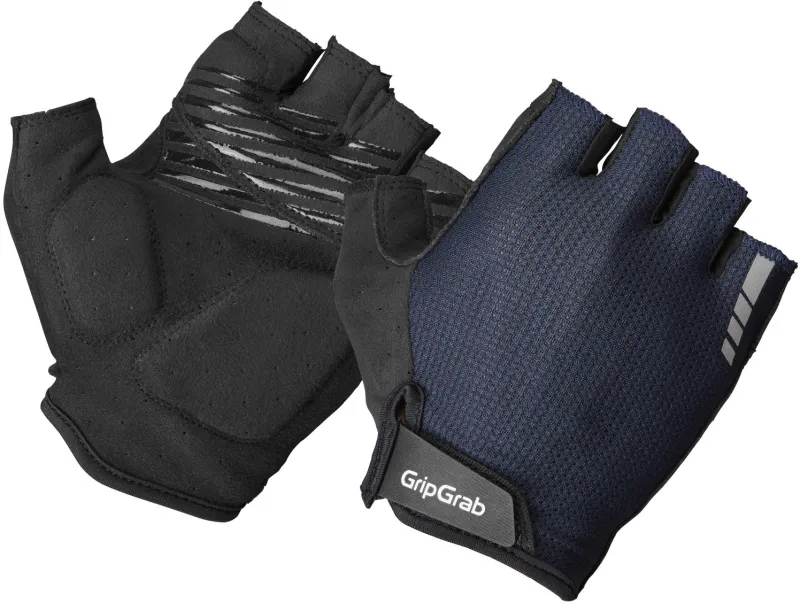 GripGrab EXPLR Polstret Kortfingret Sommerhandsker - Navy Blue