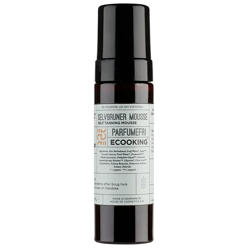 Ecooking Selvbruner Mousse Parfumefri 200 ml.