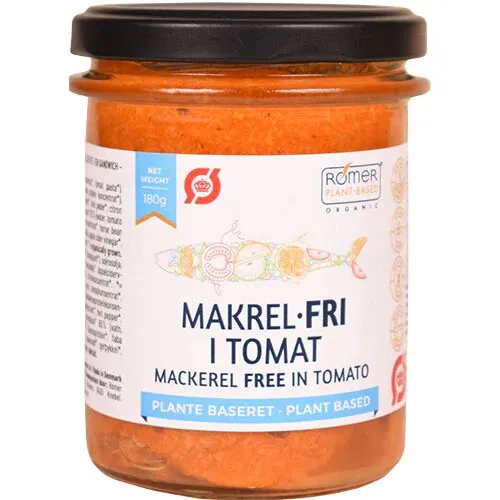 Makrel-FRI i tomat  Øko. - 180 gram