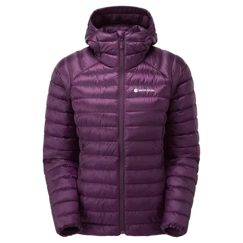 Montane F Anti-Freeze Hoodie, dunjakke, dame, mørkelilla