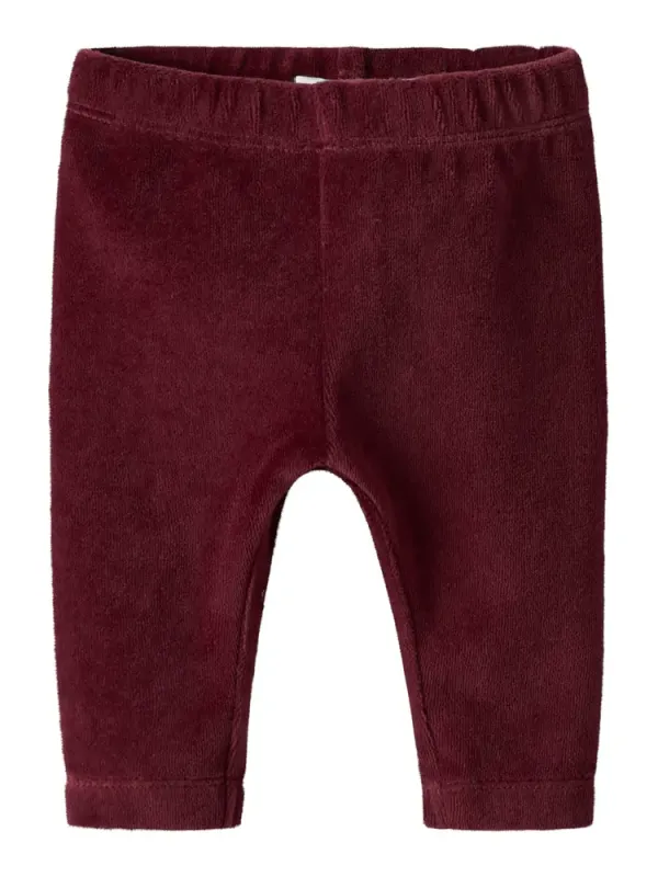 Roxy Velour Leggings - Burgundy - 50