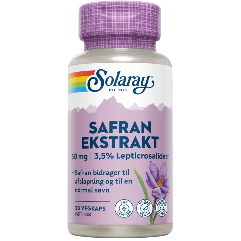 Solaray Safran Ekstrakt (30 kaps)