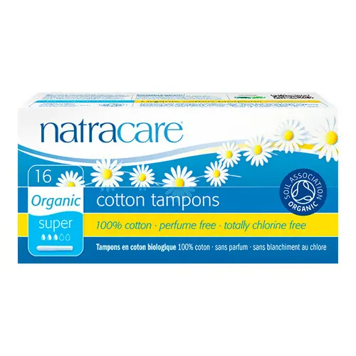 NatraCare Tampon Super m. Hylster Ø (16 stk)
