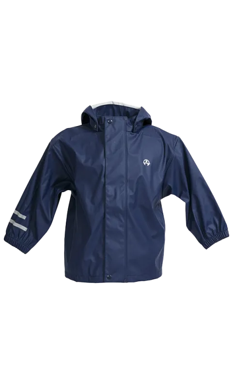 Regnsæt børn - Navy - 80