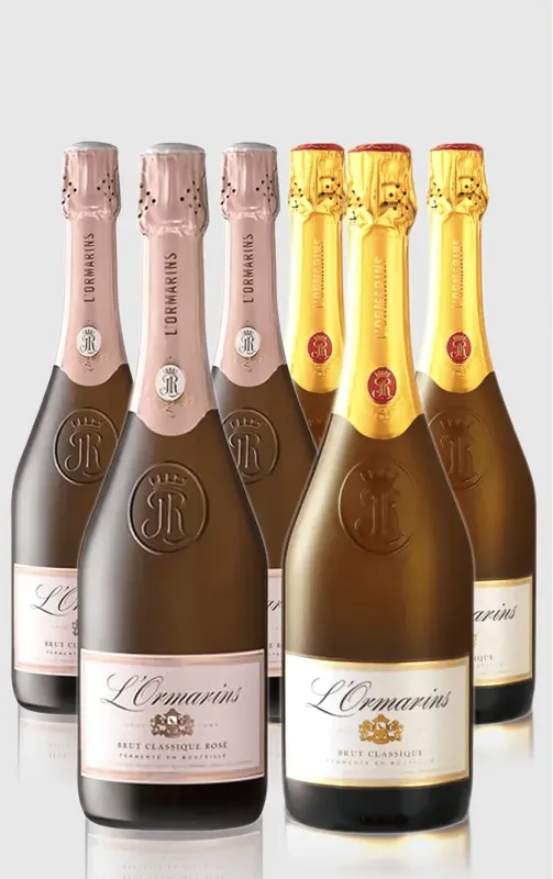Smagekasse med Anthonij Rupert L'Ormarins Brut Vine  6 Flasker