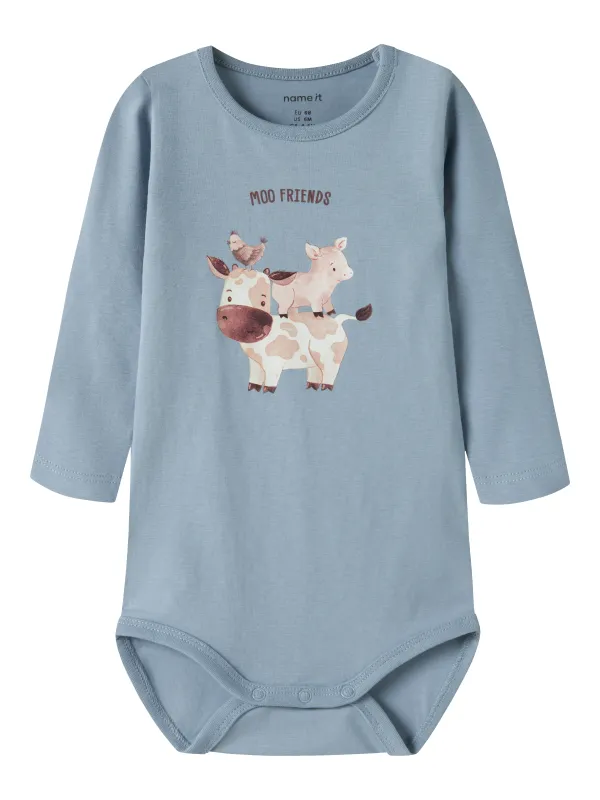 Name It Liban - LS Body - Ashley Blue - 50 cm