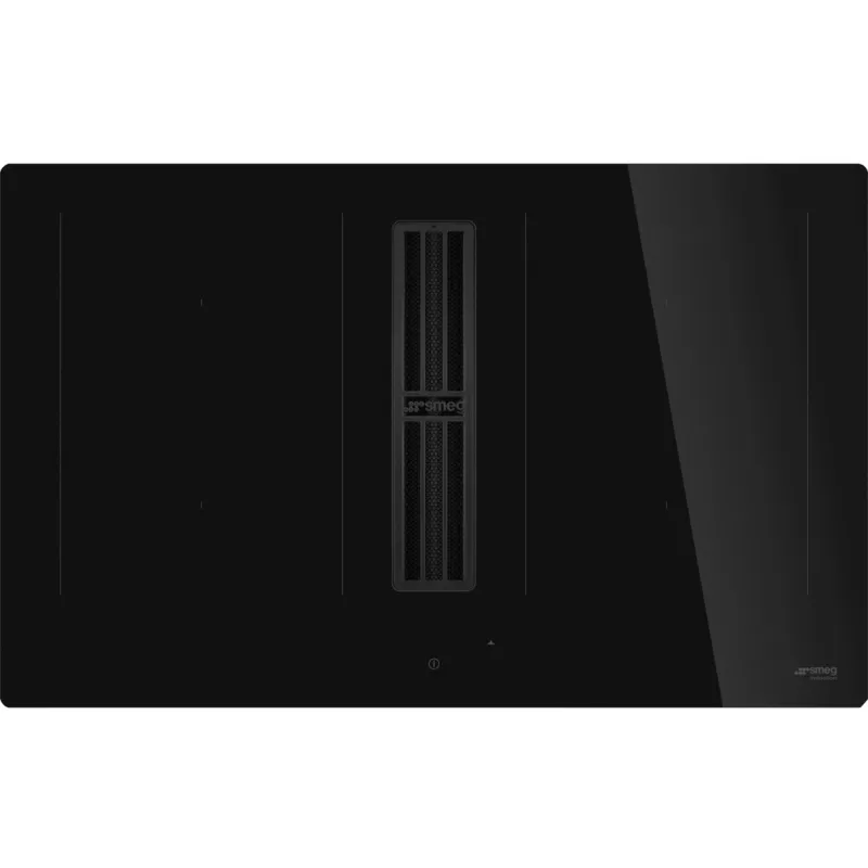 Smeg HOBD482D2 induktionskogeplade med emhætte 83 cm, sort
