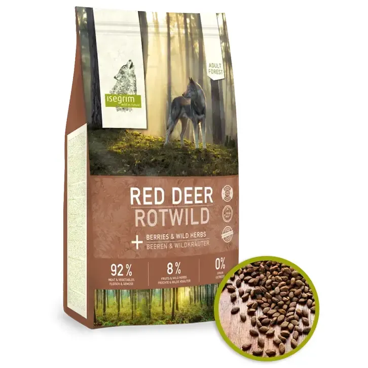 Isegrim Adult Forest tørfoder, Red Deer, 12 kg