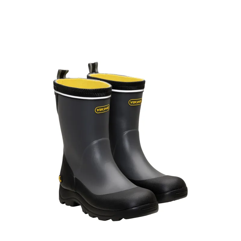 Viking Footwear Storm, gummistøvler, junior, grå