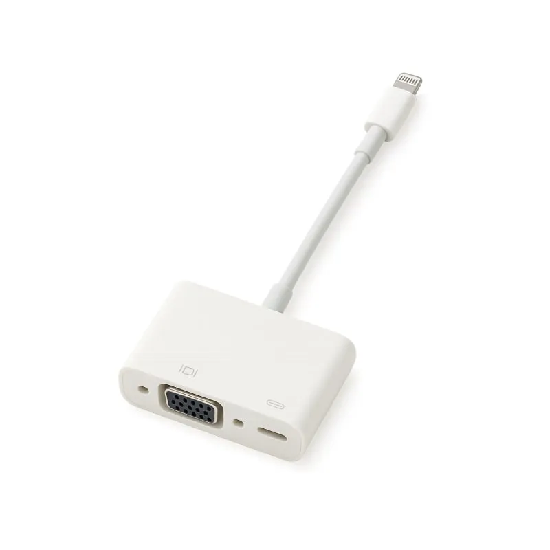 Lightning til VGA Adapter med Opladning. Spejl Skærm & Oplad Samtidig i 1080p HD
