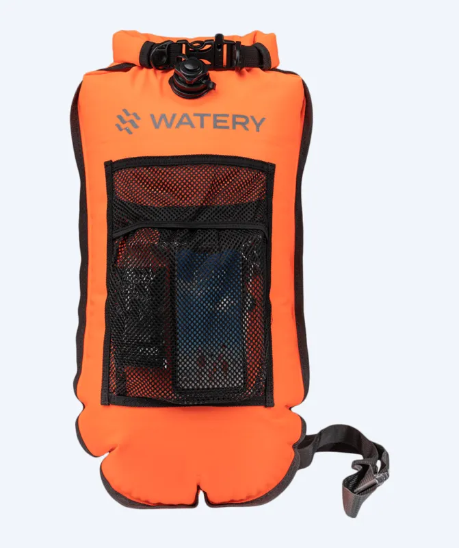 Watery havtaske til svømning - Pro 28L - Orange - Svømmebøje