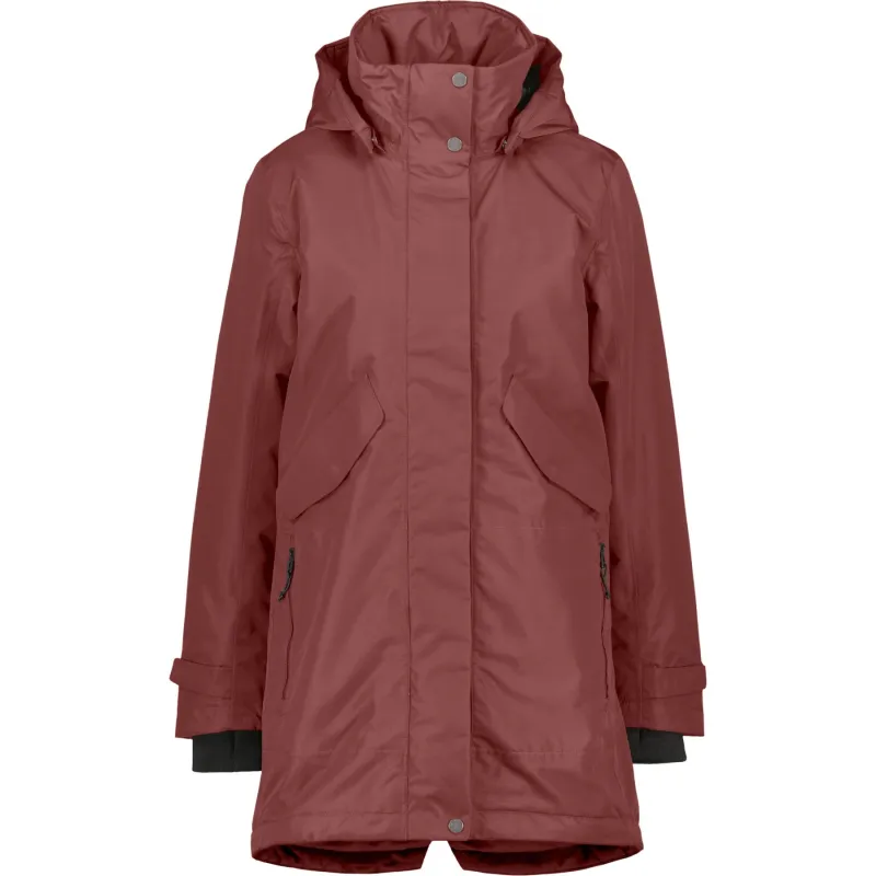 Didriksons Indra, parka, dame, rød