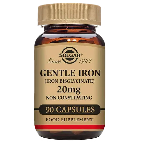 Solgar  Gentle Iron (Jern) 20 mg (90 kap)