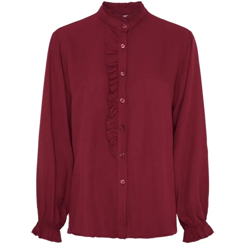 Lululia dame bluse LuEllen 5897 - Bordeaux